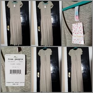 Free People Beach Maxi T-shirt Dress NWT